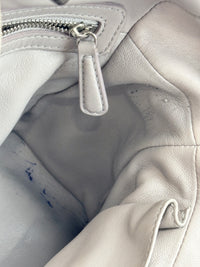 Medium Granville Chain Tote in Grey Cannage Lambskin SHW