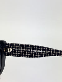 FRIDA/G/S Women’s Sunglasses in Black/White - Glampot