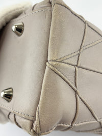 Medium Granville Chain Tote in Grey Cannage Lambskin SHW
