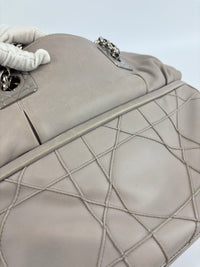 Medium Granville Chain Tote in Grey Cannage Lambskin SHW