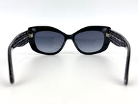 FRIDA/G/S Women’s Sunglasses in Black/White - Glampot