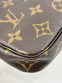 Limited Edition Monogram Illustre Transatlantic Mini Pochette Accessories in Rose Ballerine