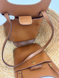 Beach Bag Raffia and Leather