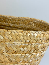 Beach Bag Raffia and Leather