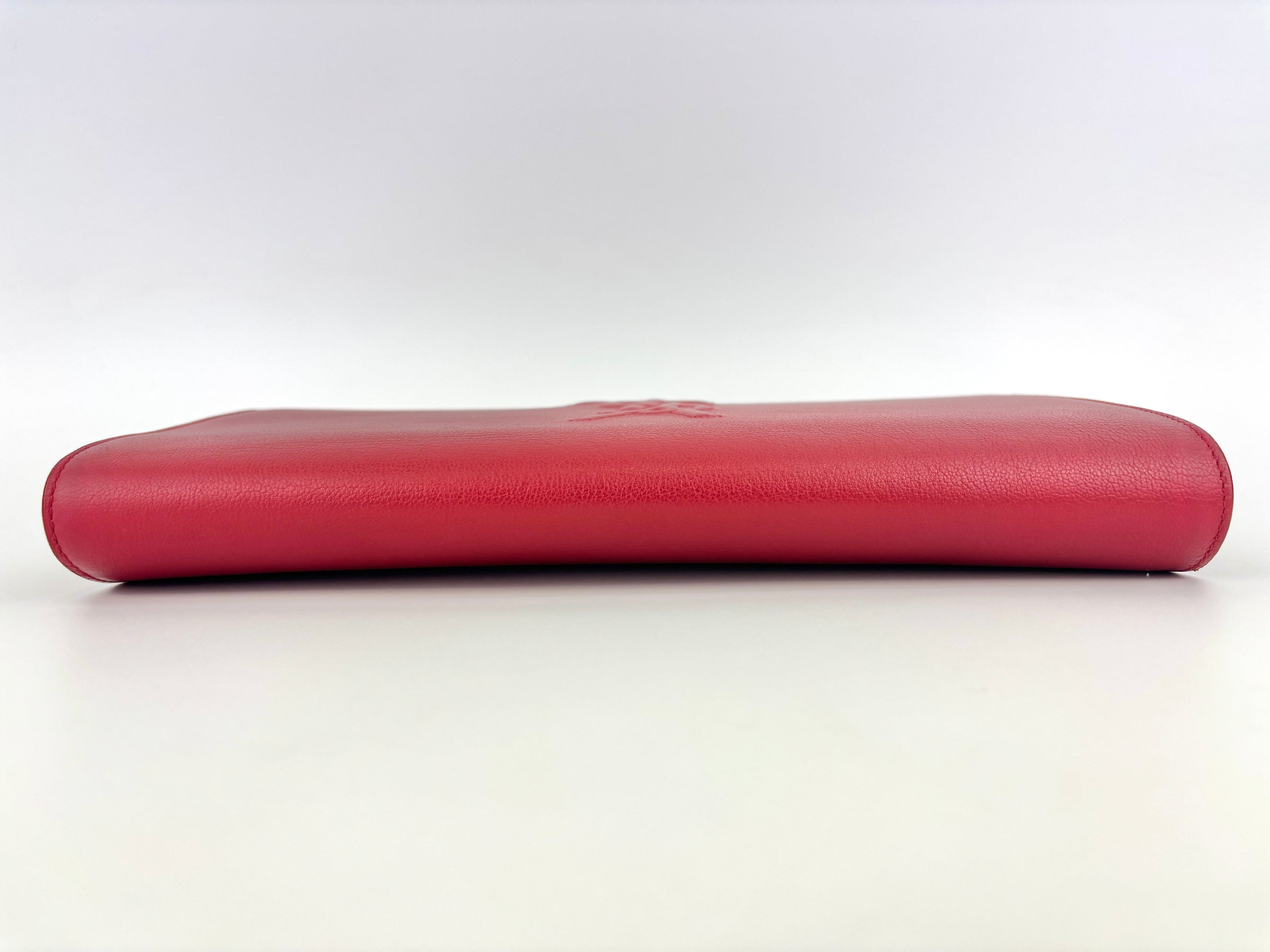 Large Belle De Jour Clutch Red Calfskin