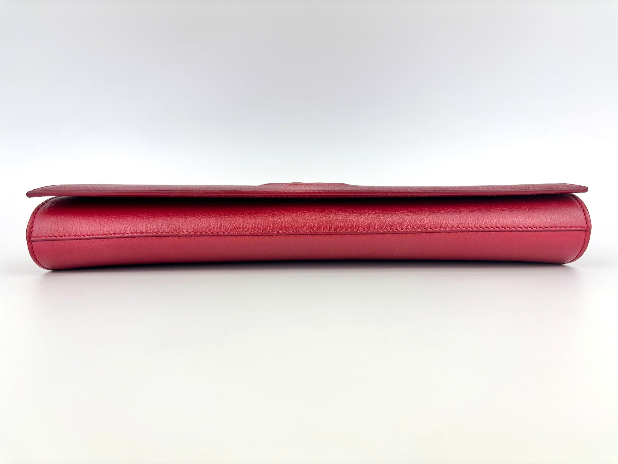 Large Belle De Jour Clutch Red Calfskin