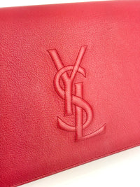 Large Belle De Jour Clutch Red Calfskin