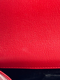 Large Belle De Jour Clutch Red Calfskin