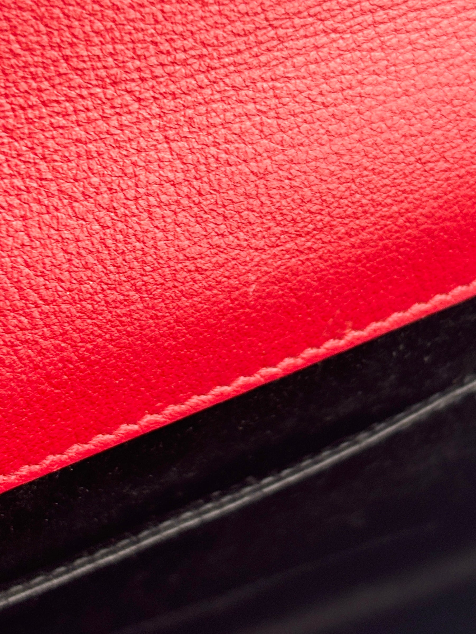 Large Belle De Jour Clutch Red Calfskin