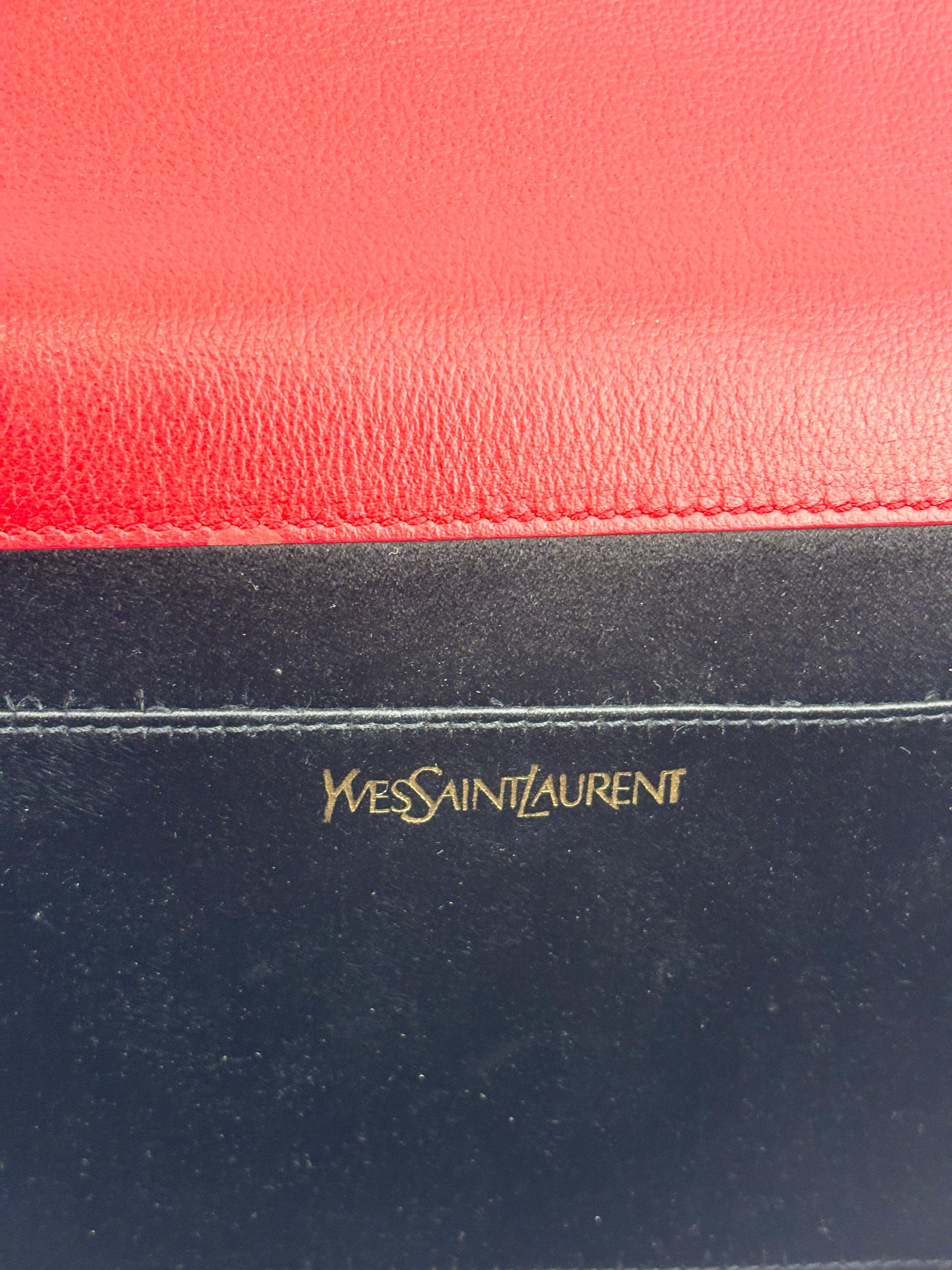 Large Belle De Jour Clutch Red Calfskin