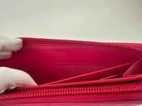 Boy Pink Quilted Lambskin Zip Around Wallet