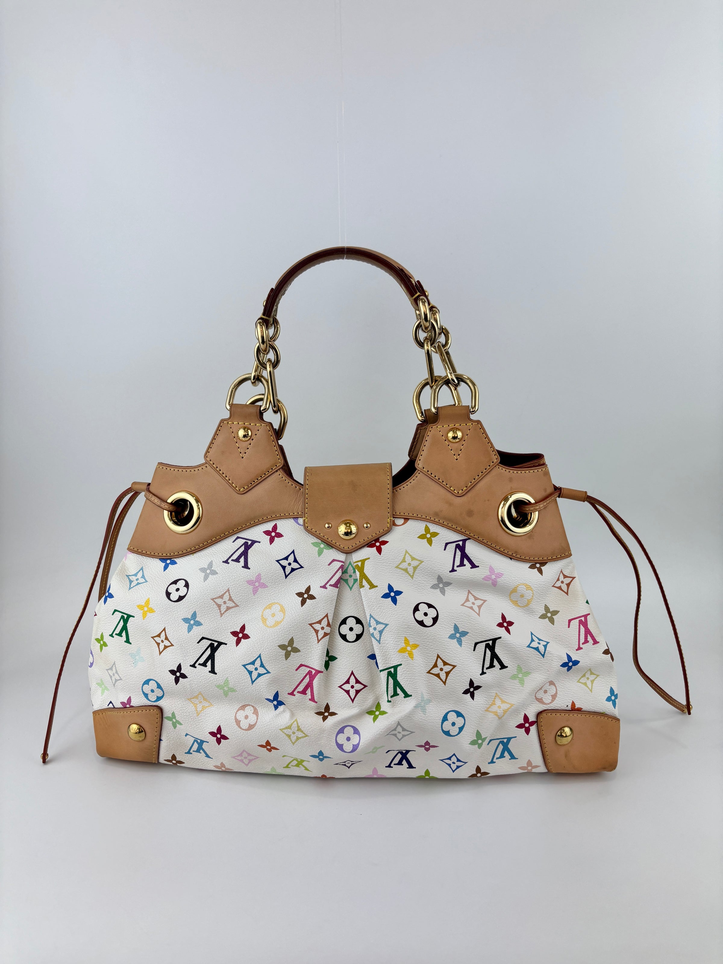 Ursula White Multicolore Bag