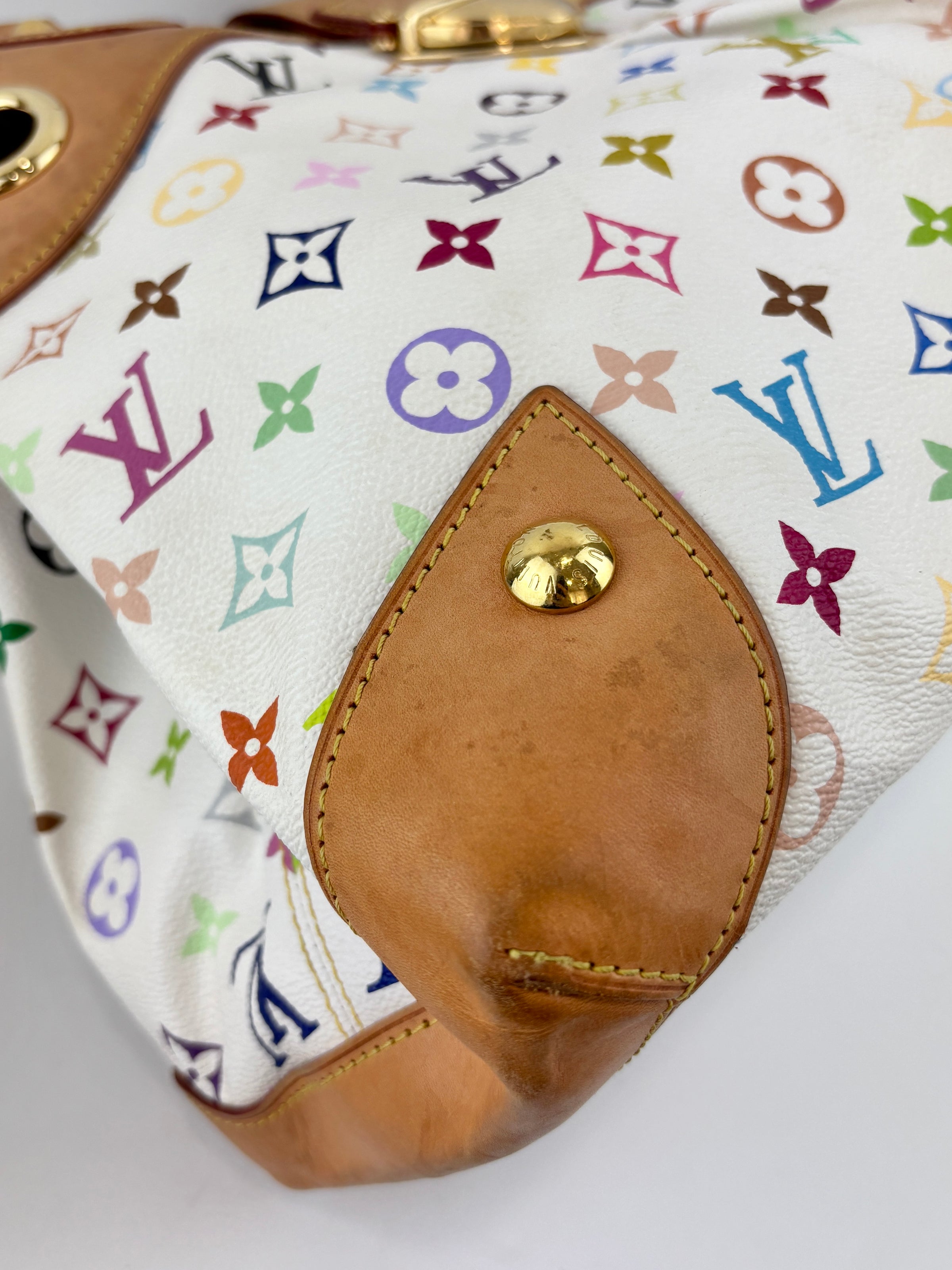 Ursula White Multicolore Bag