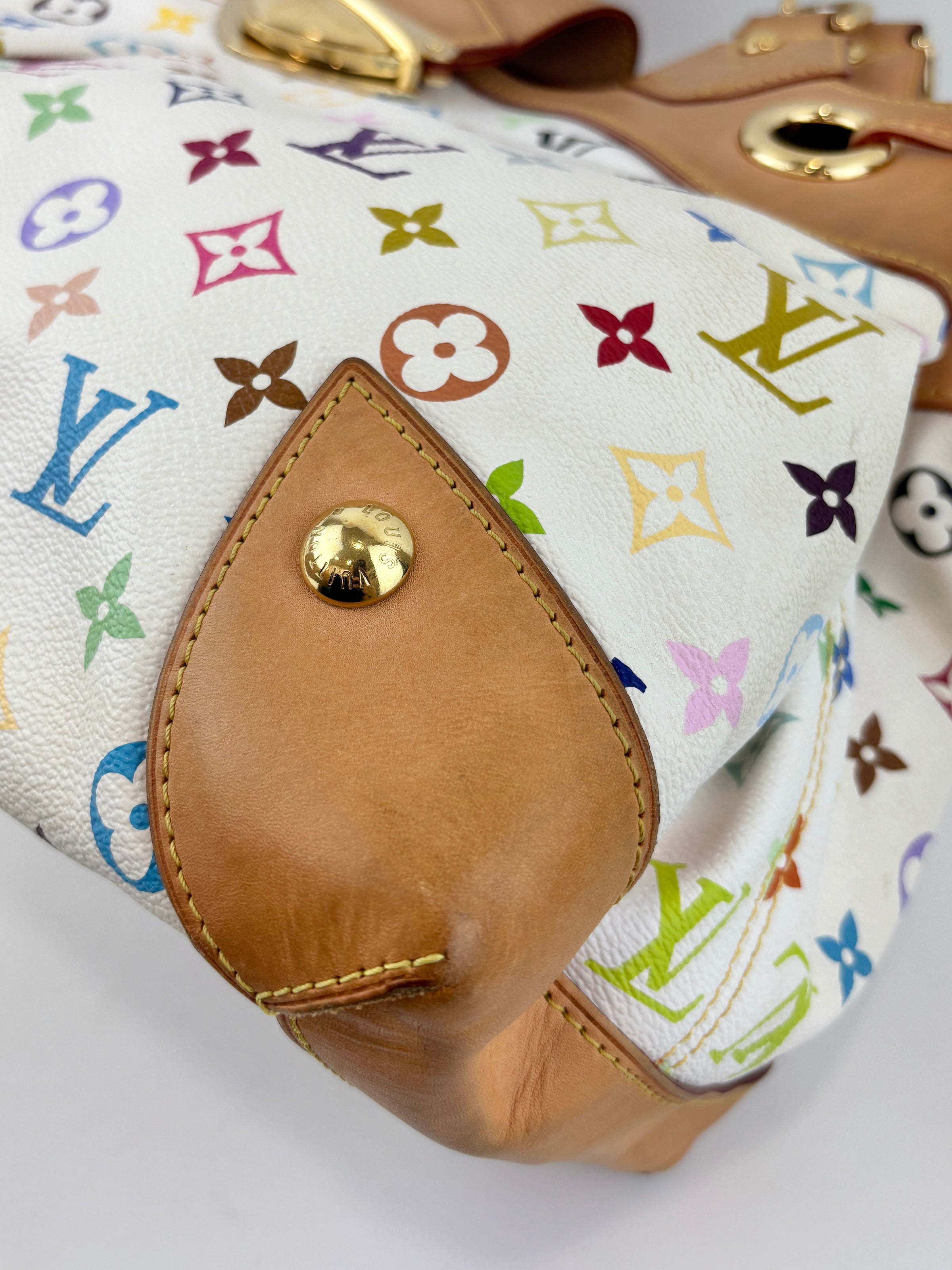 Ursula White Multicolore Bag
