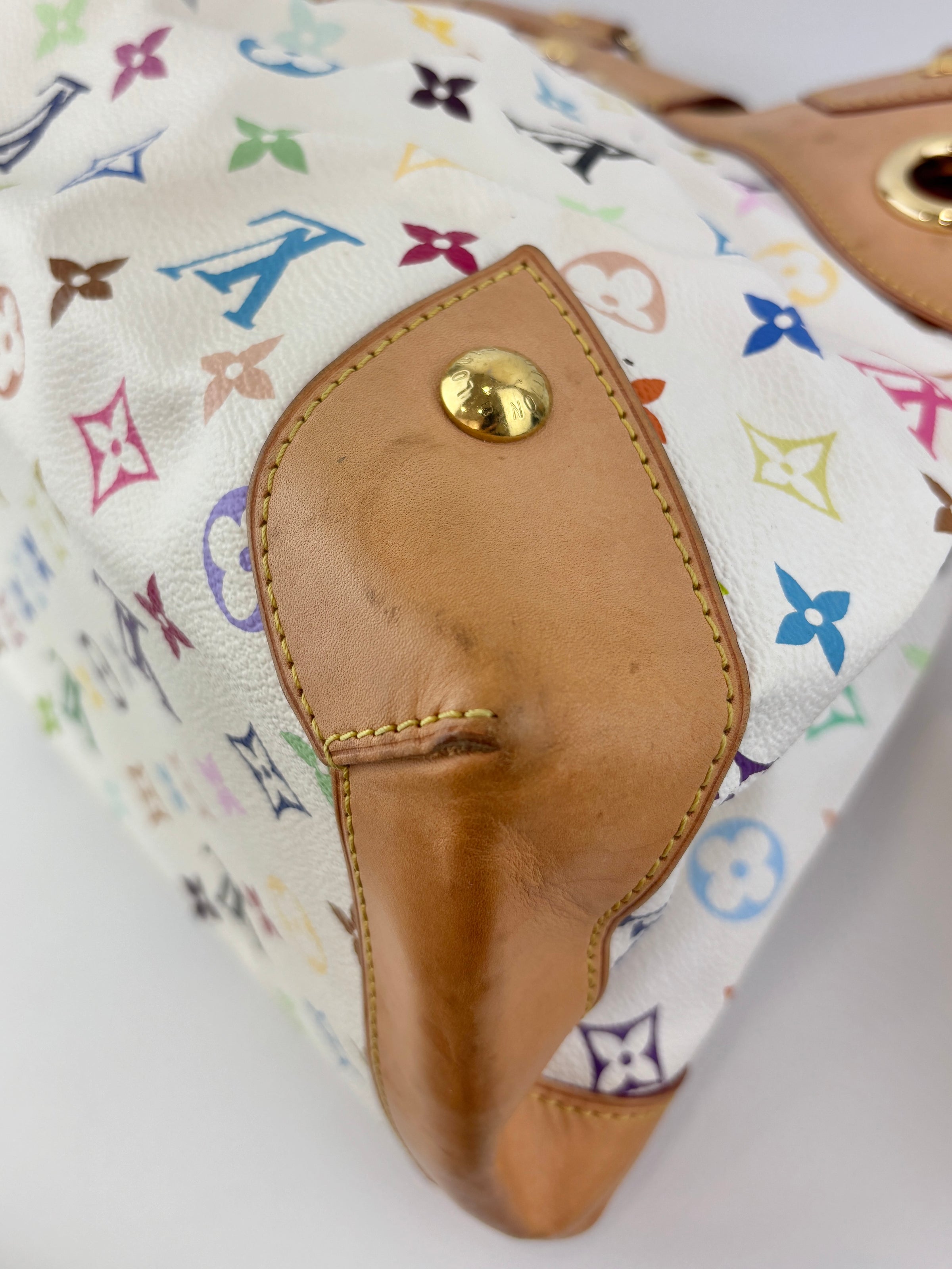 Ursula White Multicolore Bag