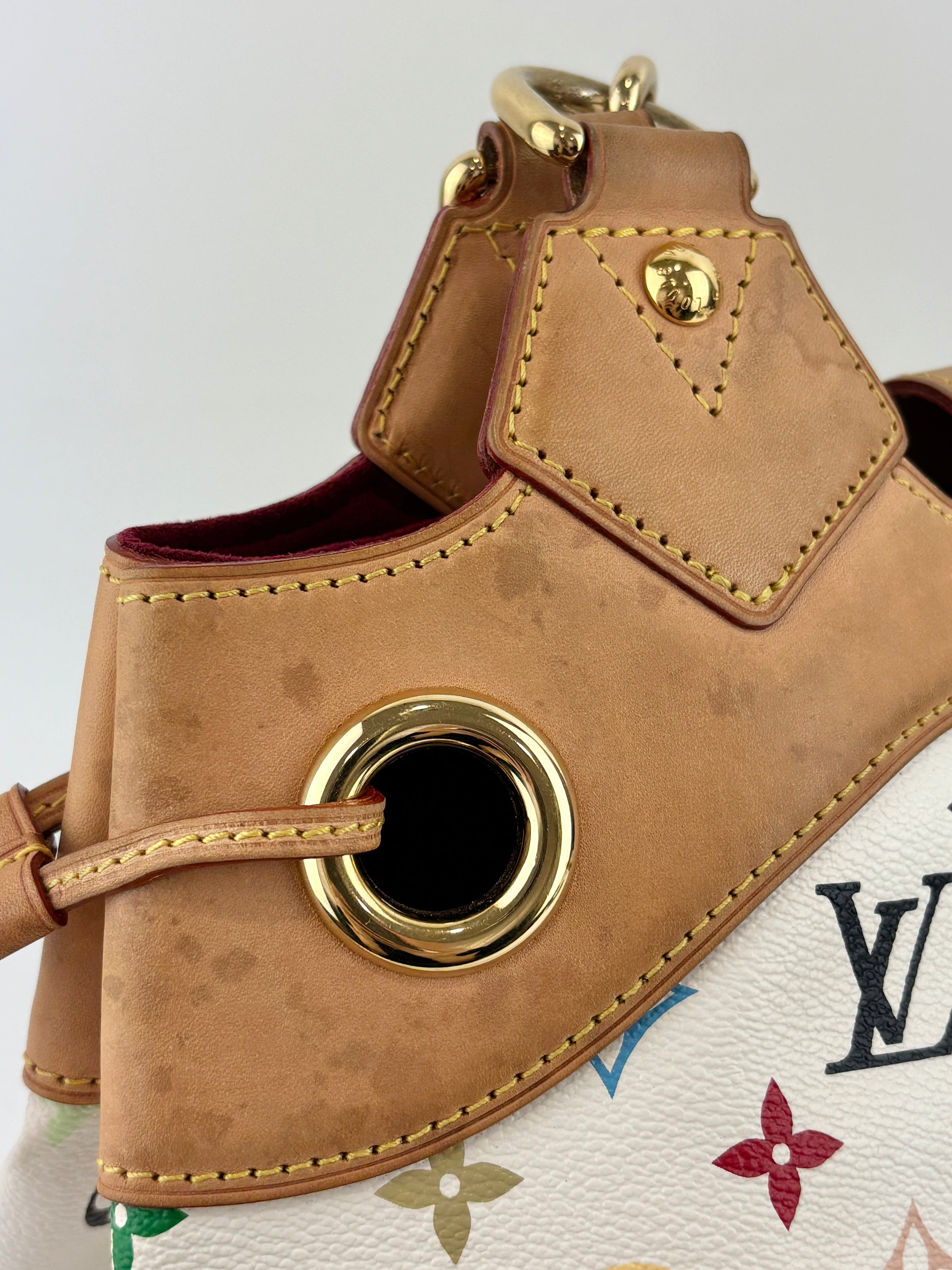 Ursula White Multicolore Bag