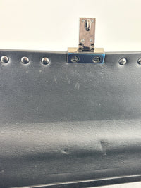 Rockstud Leather Box Bag in Black