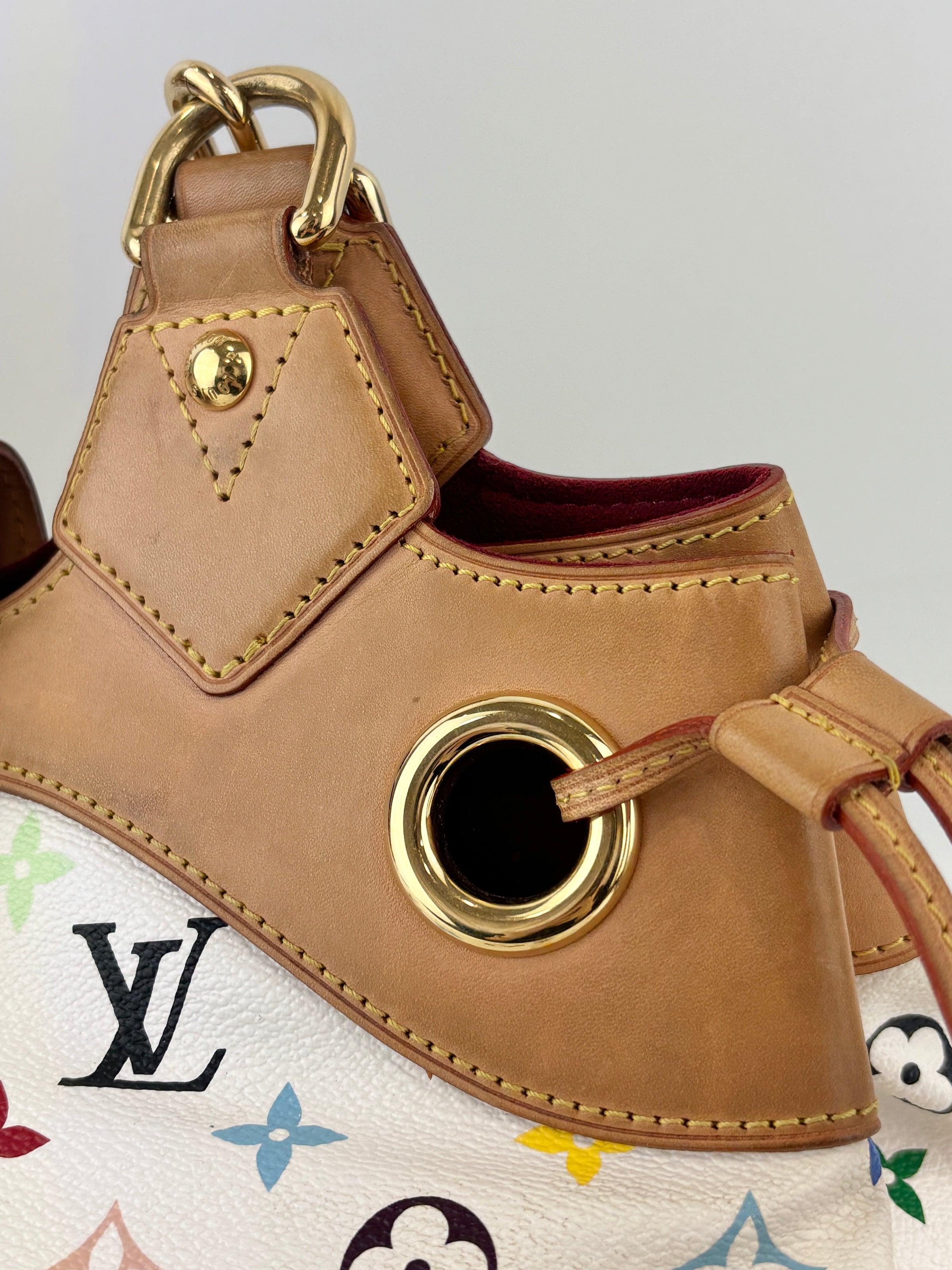Ursula White Multicolore Bag