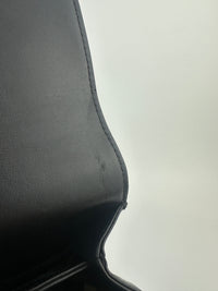 La Medusa Black Leather Chain Crossbody Bag