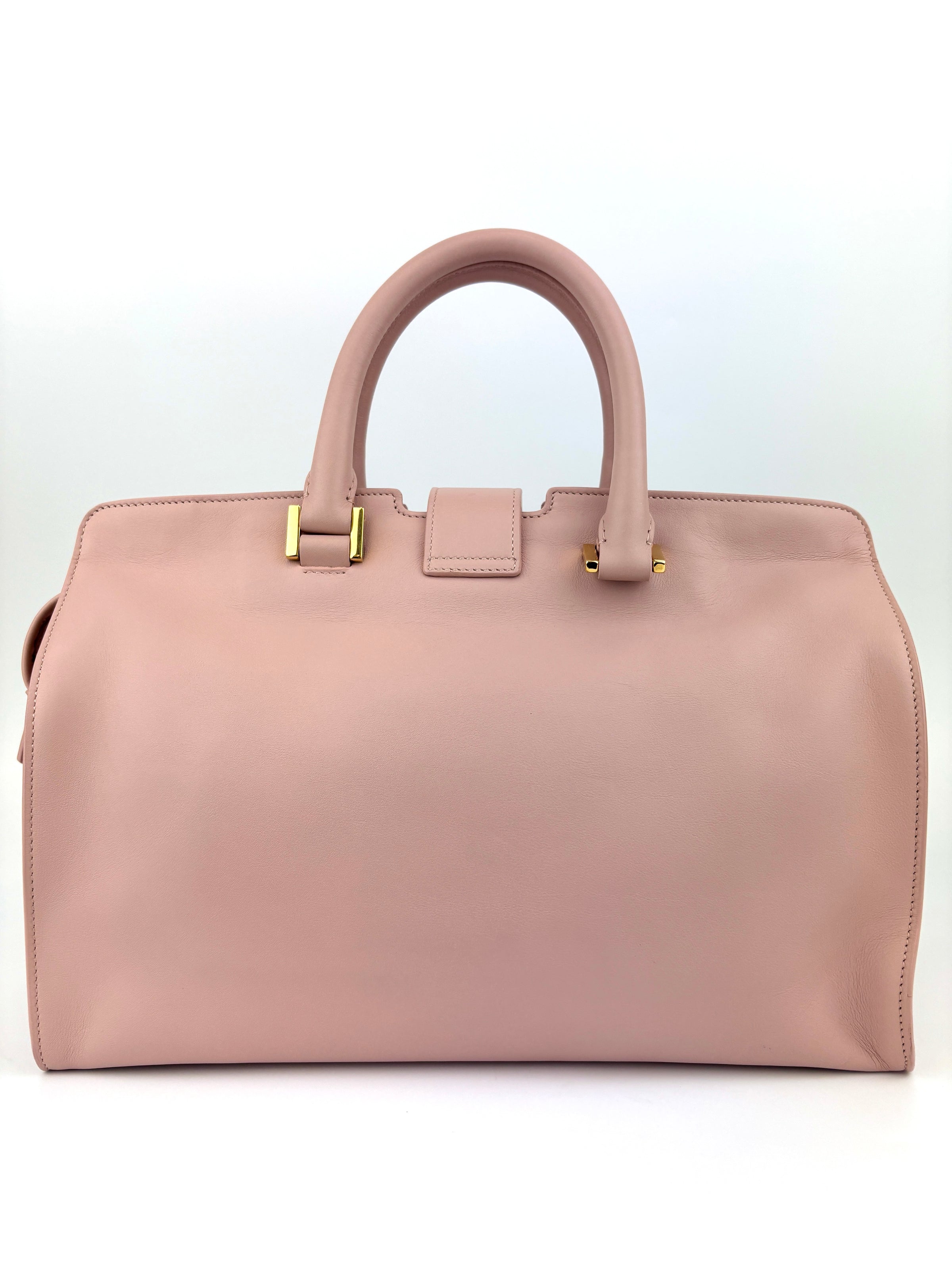 Saint Laurent Monogram Cabas Nude Pink