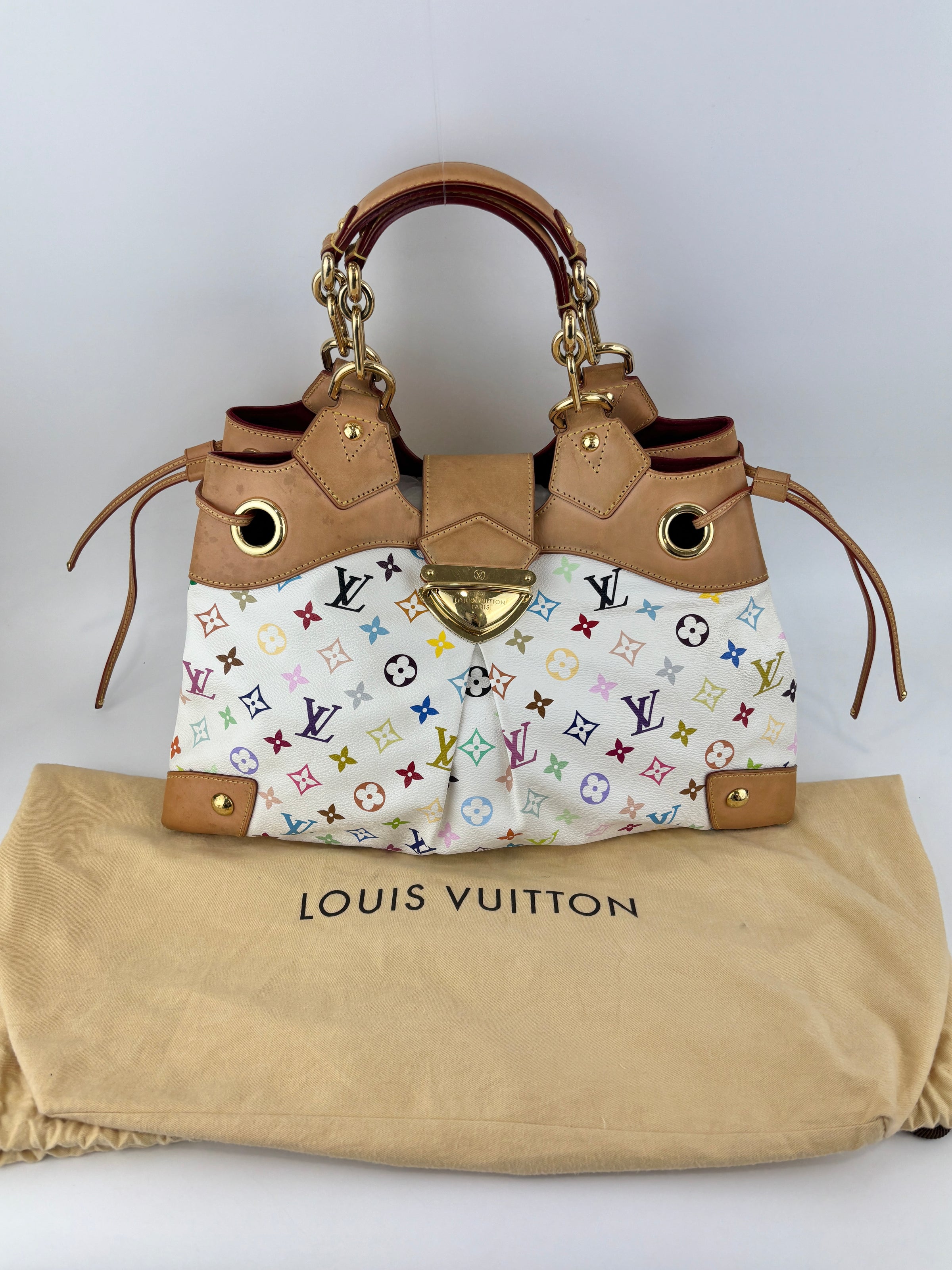 Ursula White Multicolore Bag