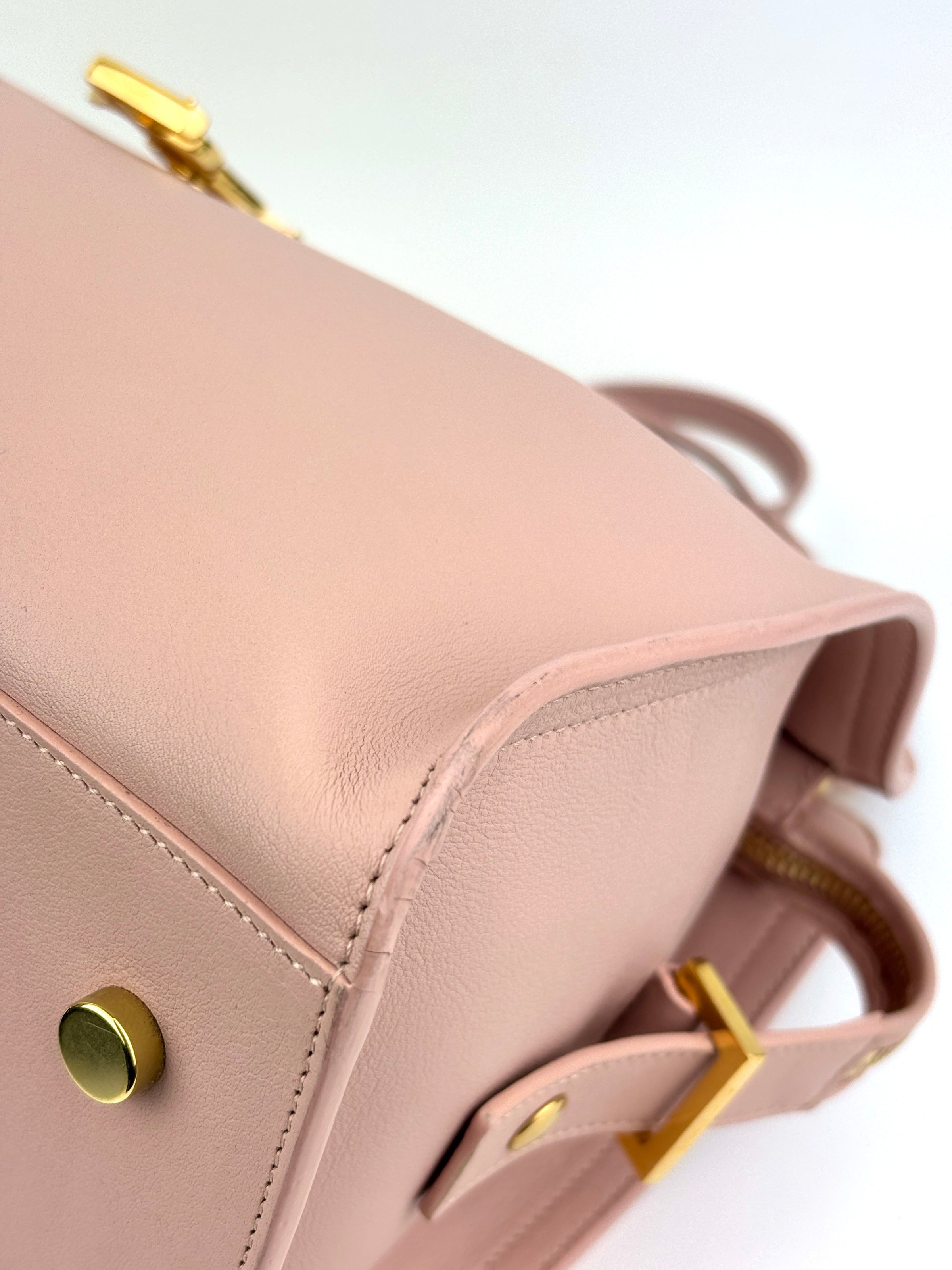 Saint Laurent Monogram Cabas Nude Pink