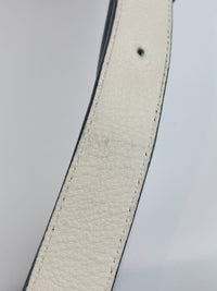 Small Hammock Bag in White Soft Grained Calfskin