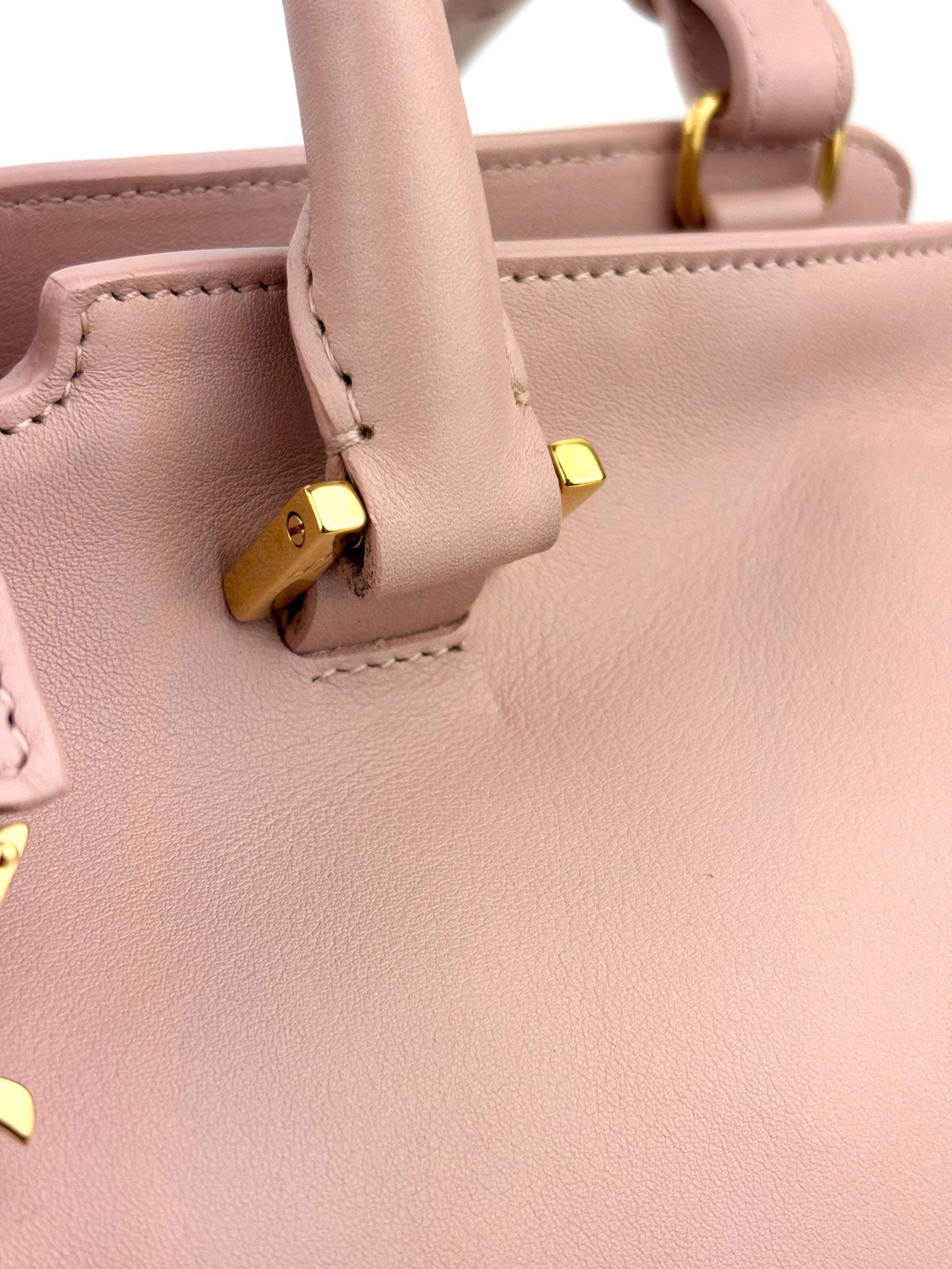 Saint Laurent Monogram Cabas Nude Pink