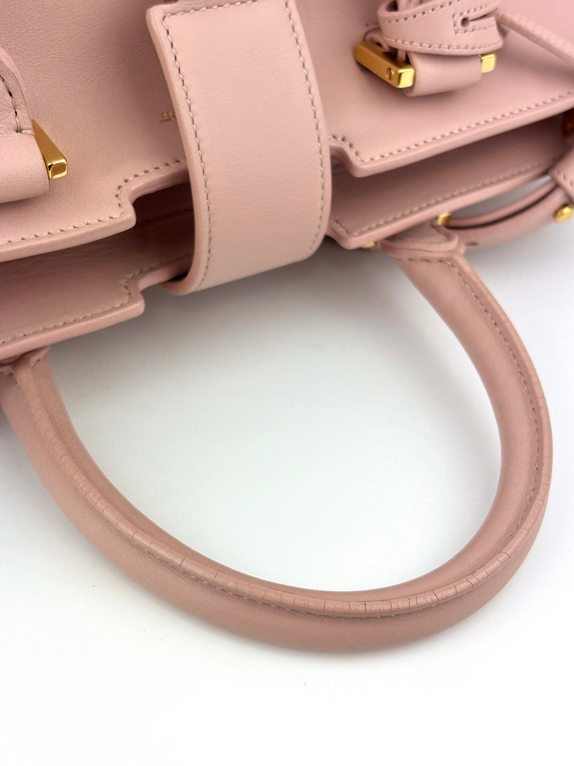 Saint Laurent Monogram Cabas Nude Pink