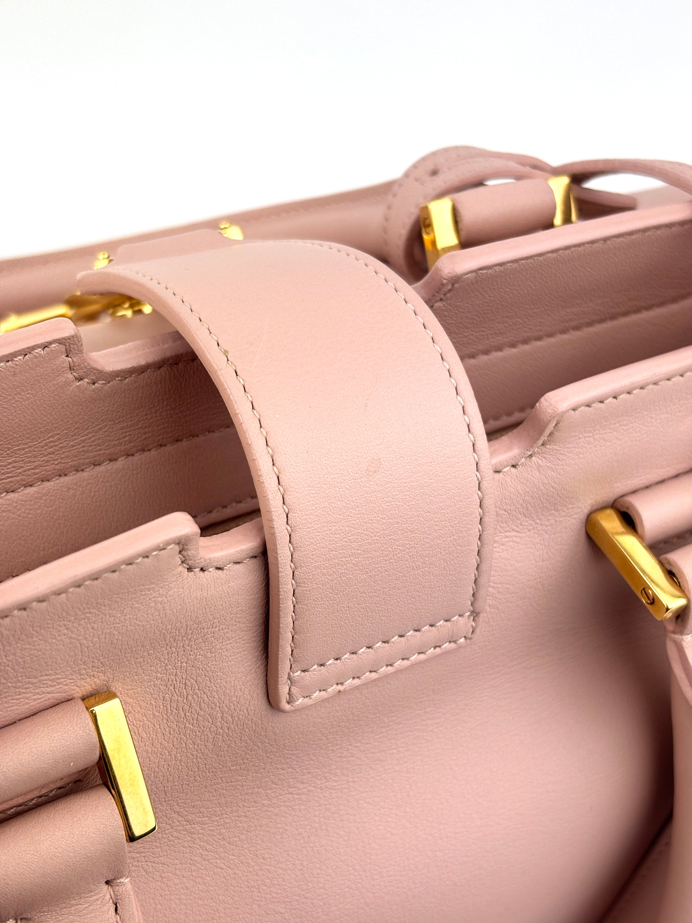 Saint Laurent Monogram Cabas Nude Pink