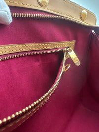 Brea MM Cerise Monogram Vernis Bag