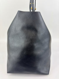 Black Studded Leather La Medusa Tote