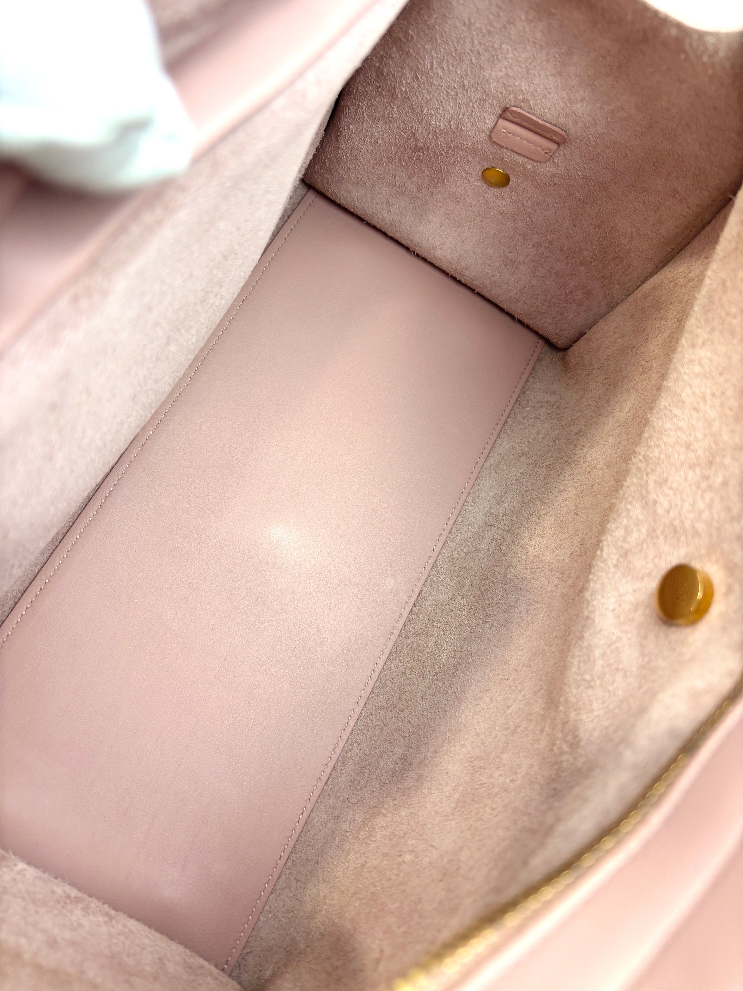 Saint Laurent Monogram Cabas Nude Pink