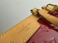 Brea MM Cerise Monogram Vernis Bag