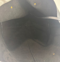 Black Studded Leather La Medusa Tote