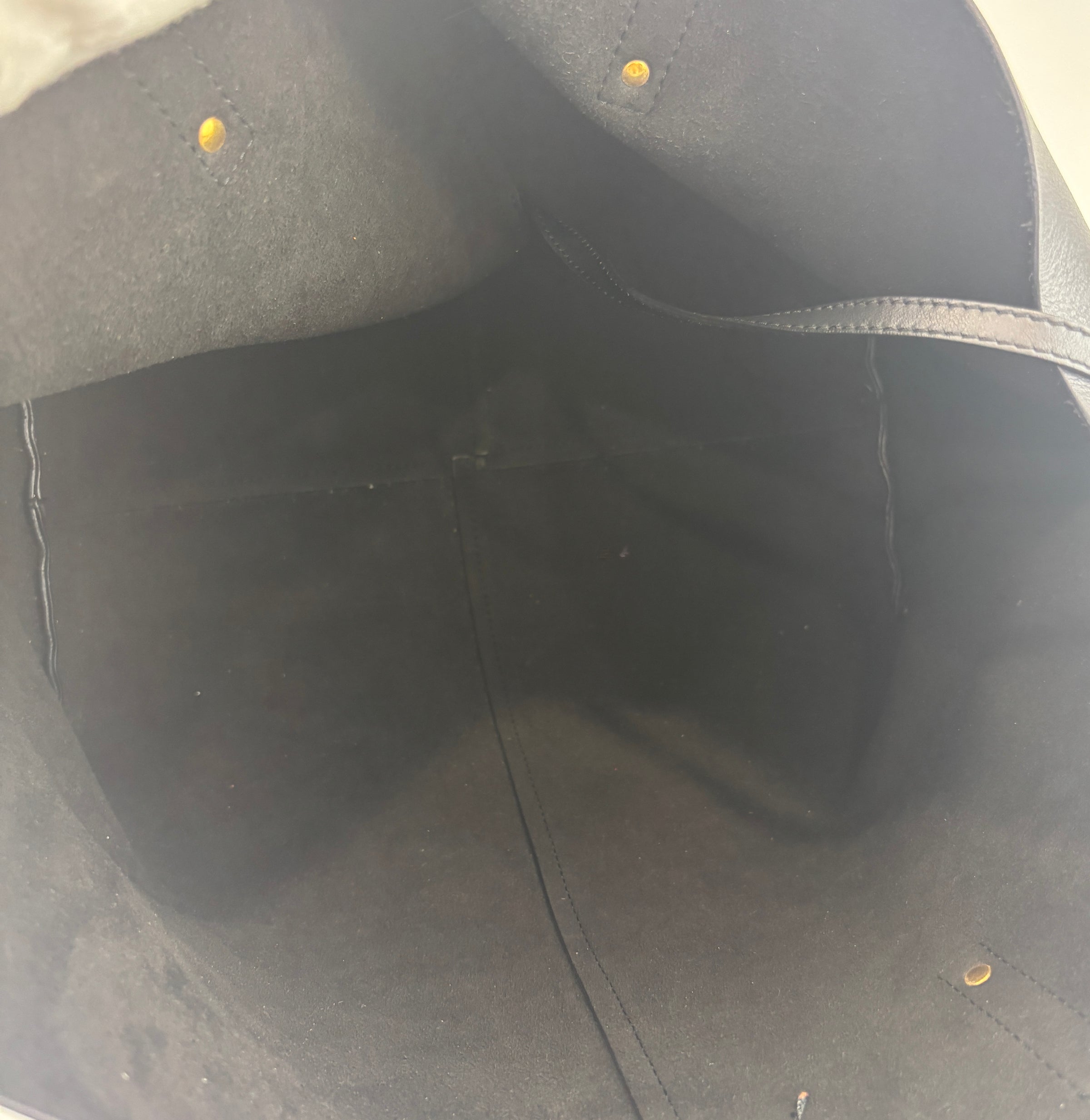 Black Studded Leather La Medusa Tote