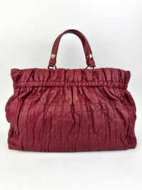 Gaufre Lambskin Cannage Delices Handbag