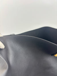 Black Studded Leather La Medusa Tote