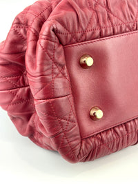 Gaufre Lambskin Cannage Delices Handbag