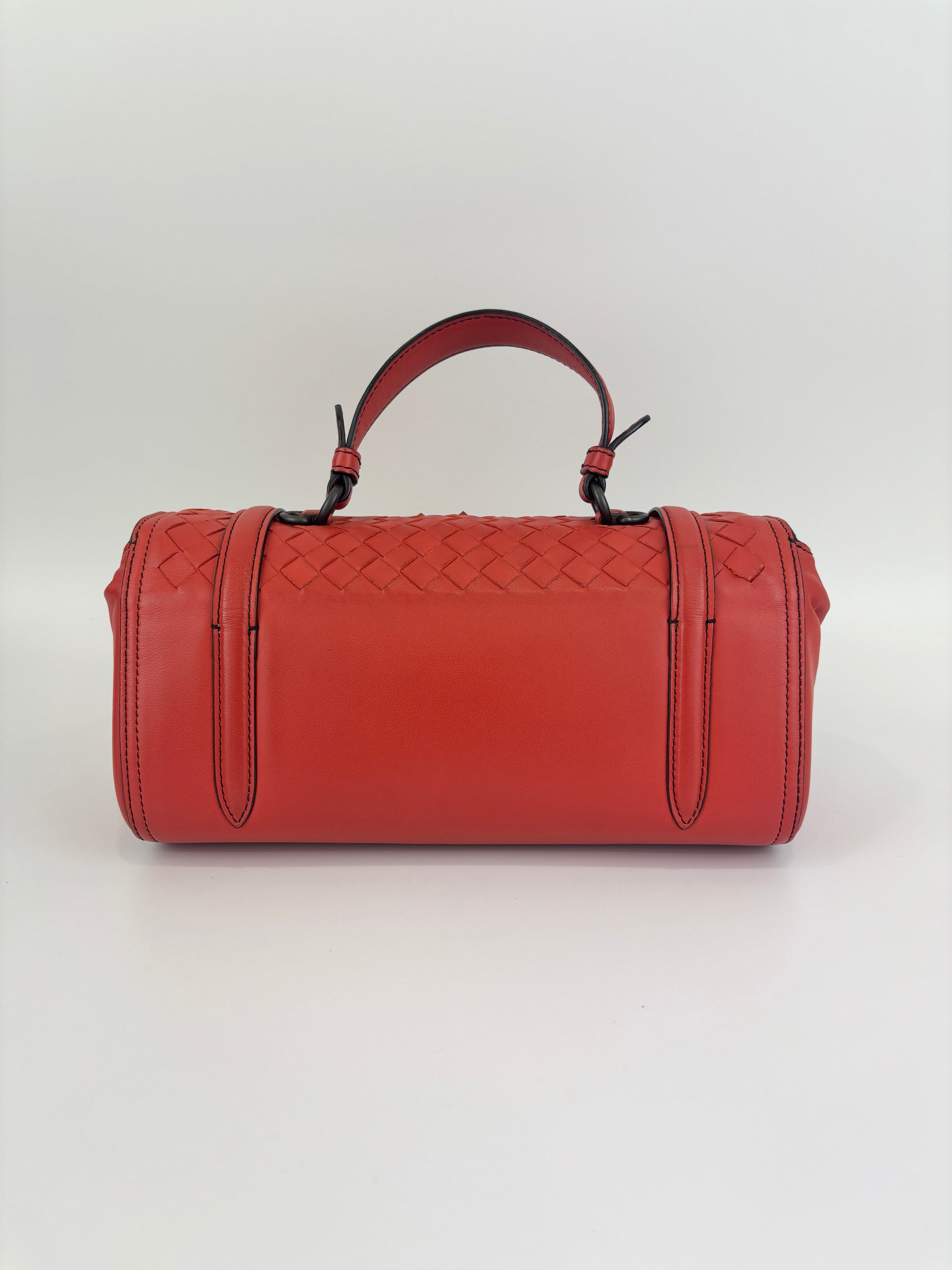 Cruise 2017 Monaco Red Leather Satchel