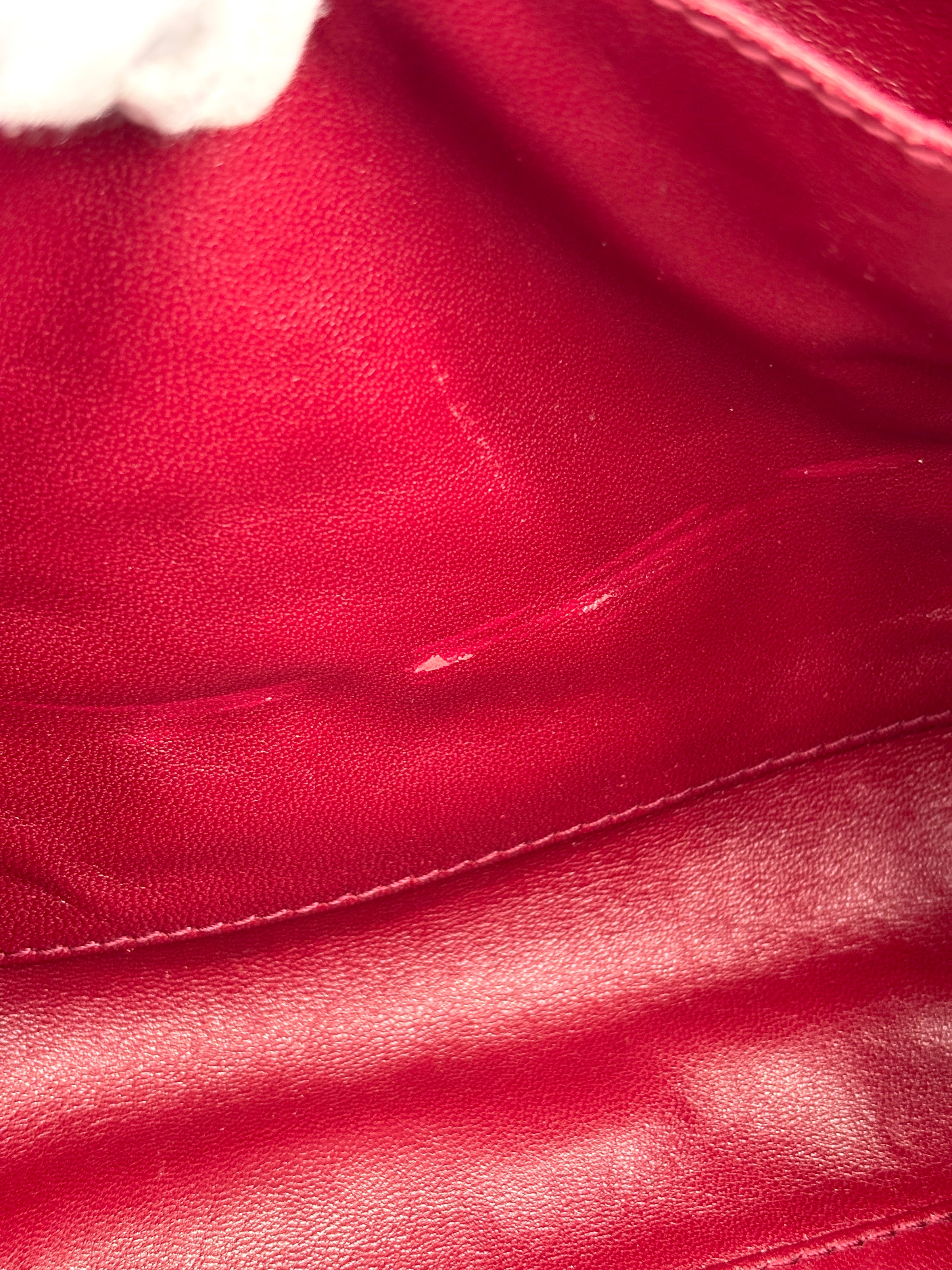 Gaufre Lambskin Cannage Delices Handbag