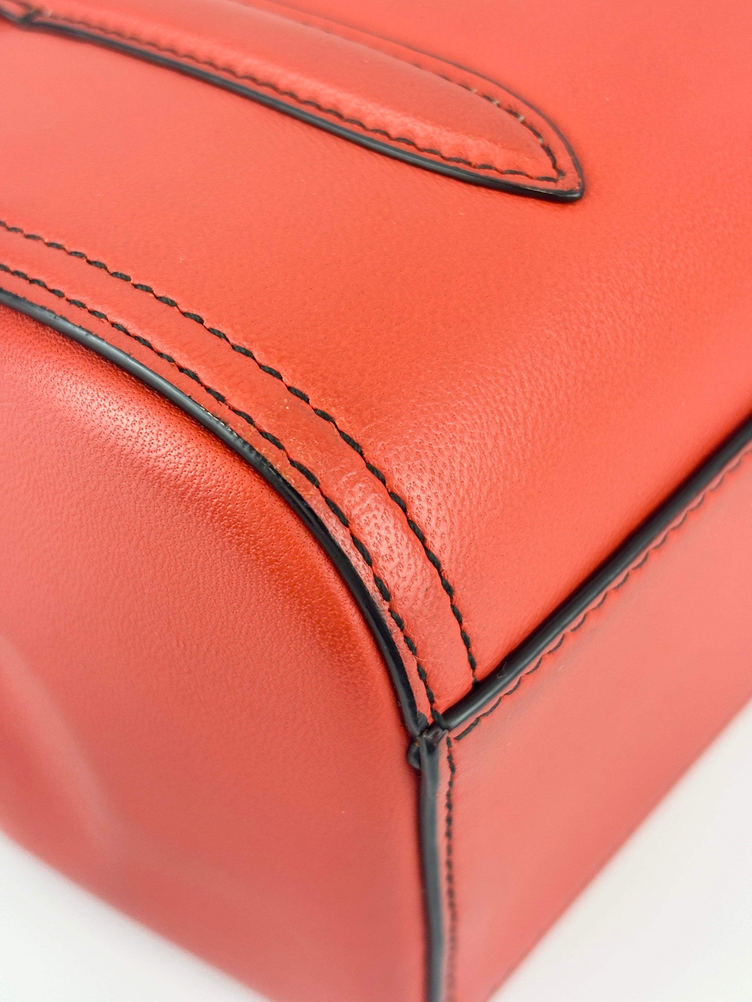 Cruise 2017 Monaco Red Leather Satchel