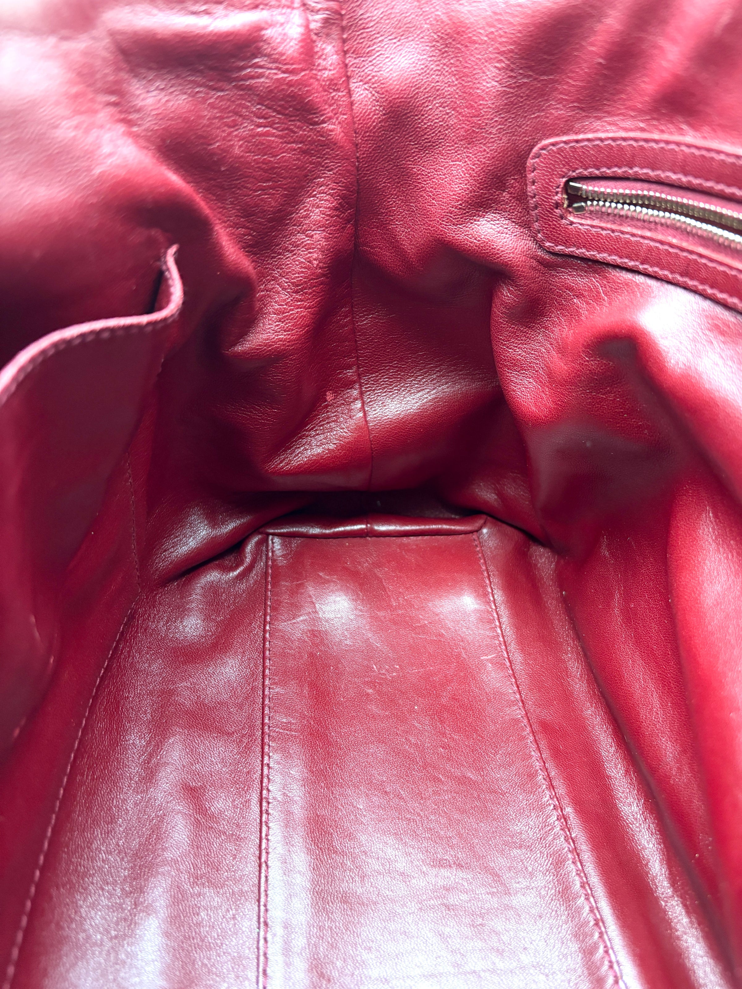 Gaufre Lambskin Cannage Delices Handbag