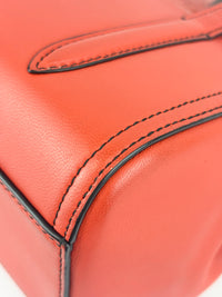 Cruise 2017 Monaco Red Leather Satchel