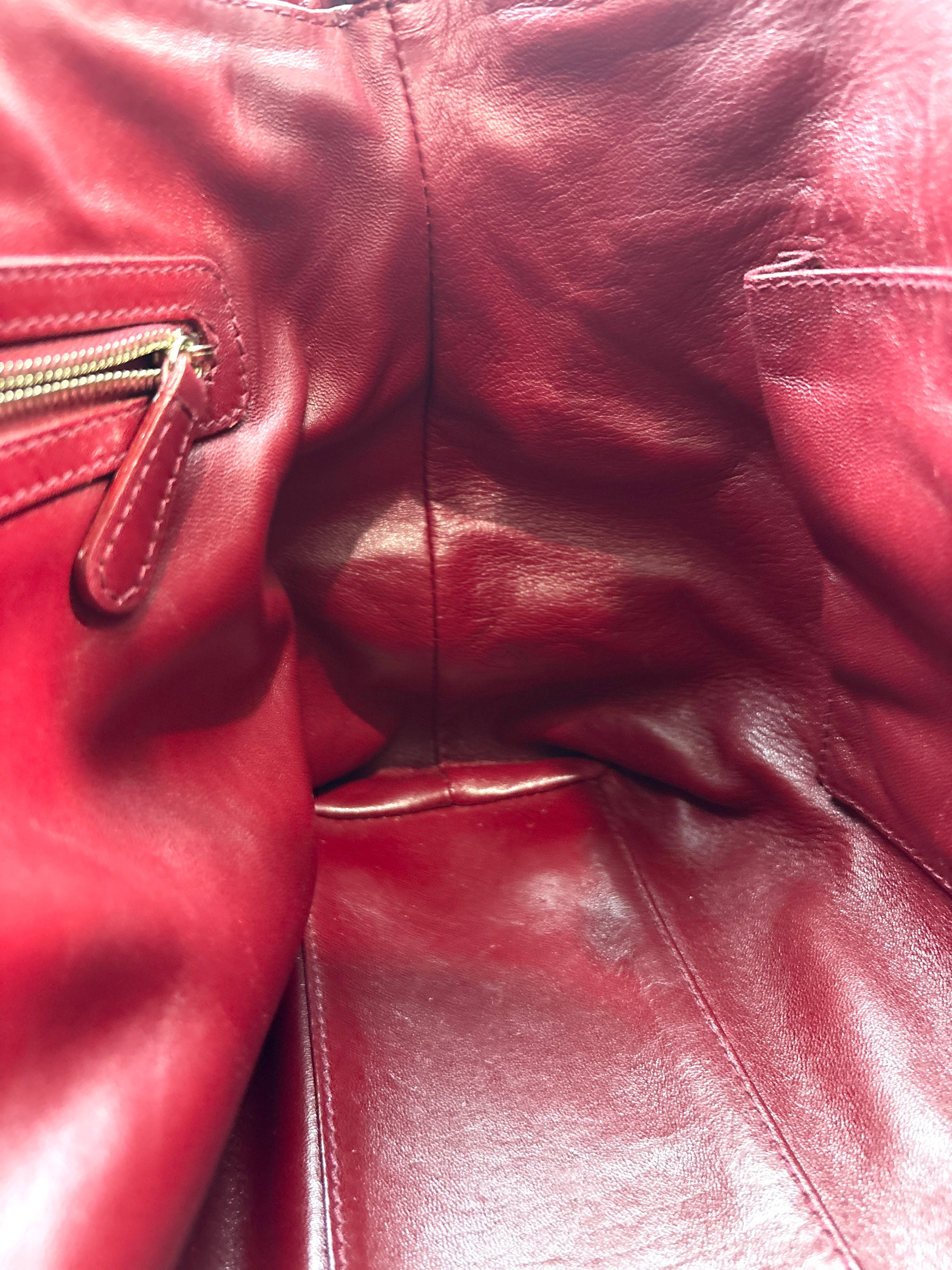 Gaufre Lambskin Cannage Delices Handbag