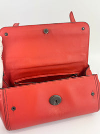 Cruise 2017 Monaco Red Leather Satchel