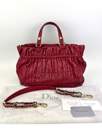 Gaufre Lambskin Cannage Delices Handbag