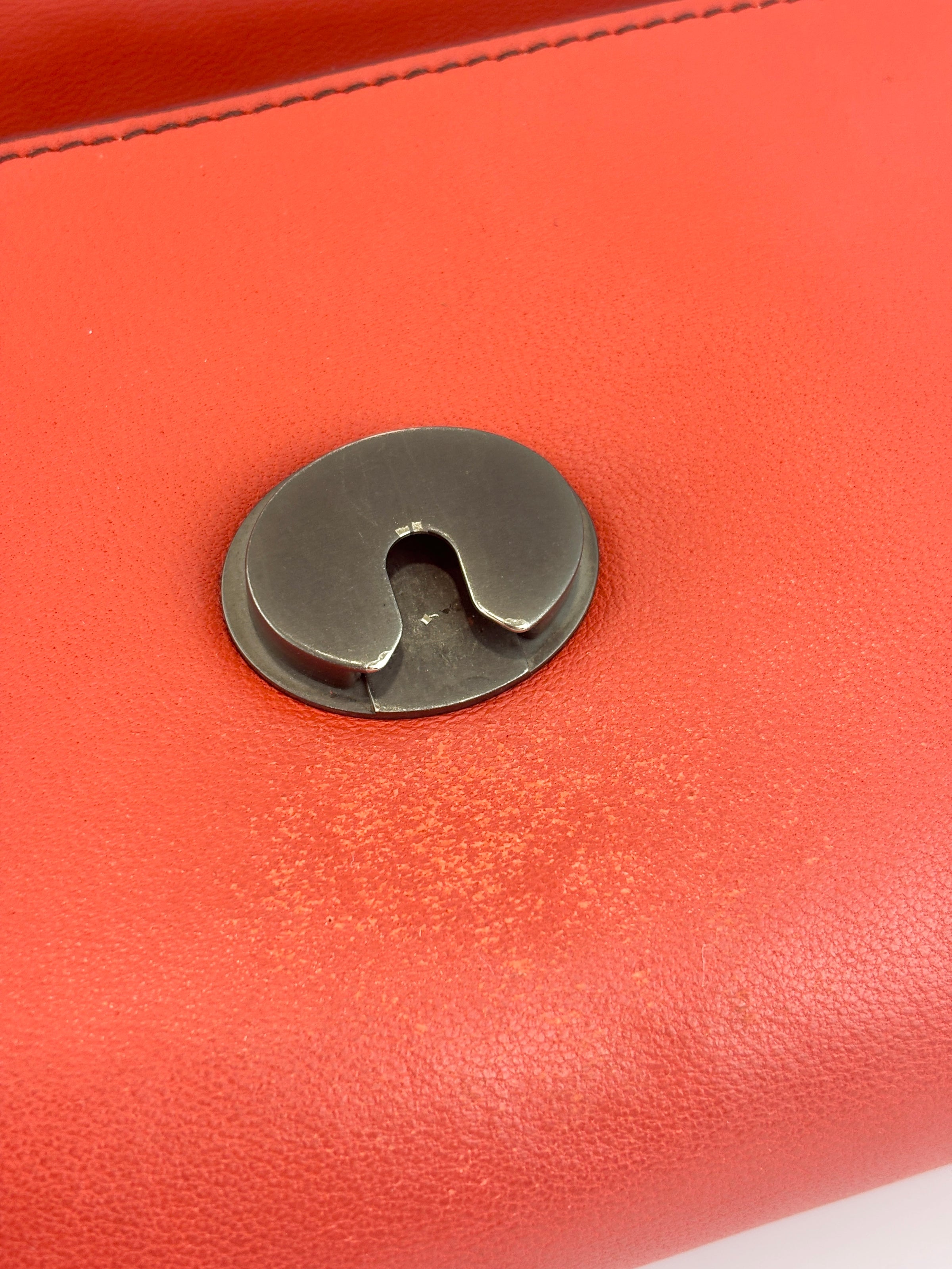 Cruise 2017 Monaco Red Leather Satchel