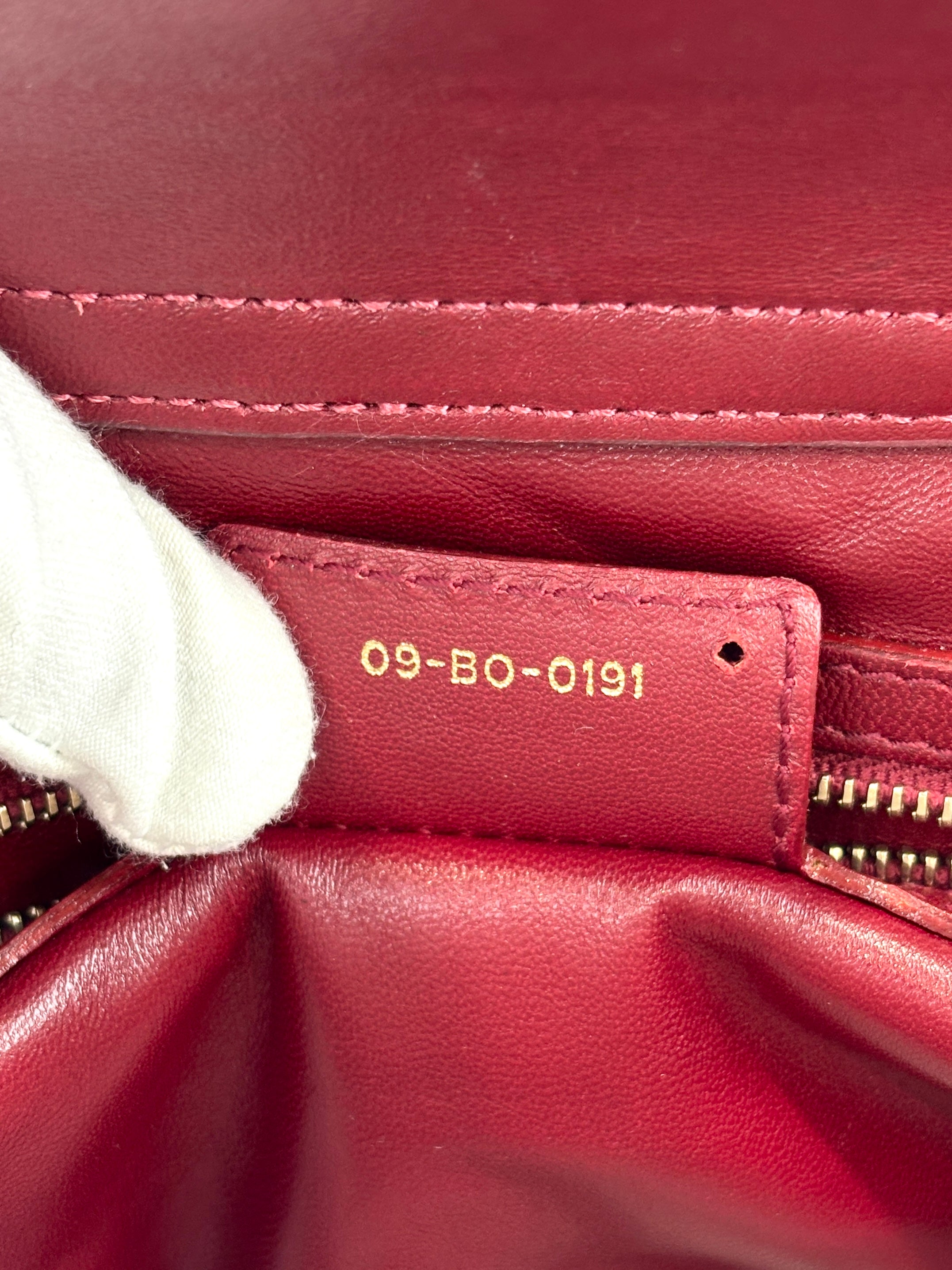 Gaufre Lambskin Cannage Delices Handbag