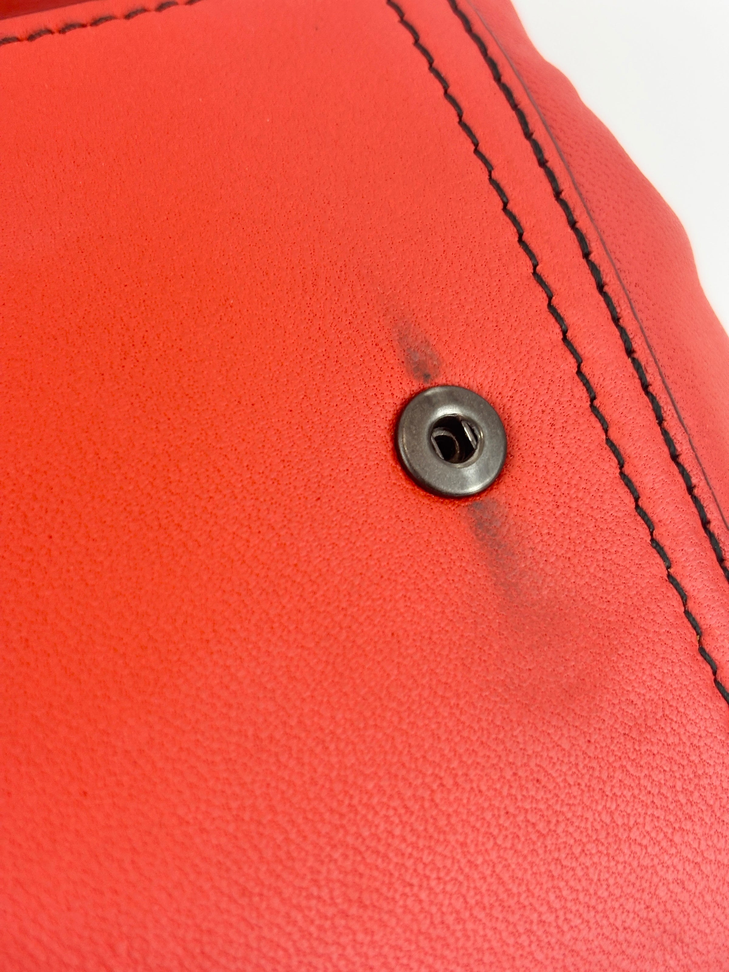 Cruise 2017 Monaco Red Leather Satchel